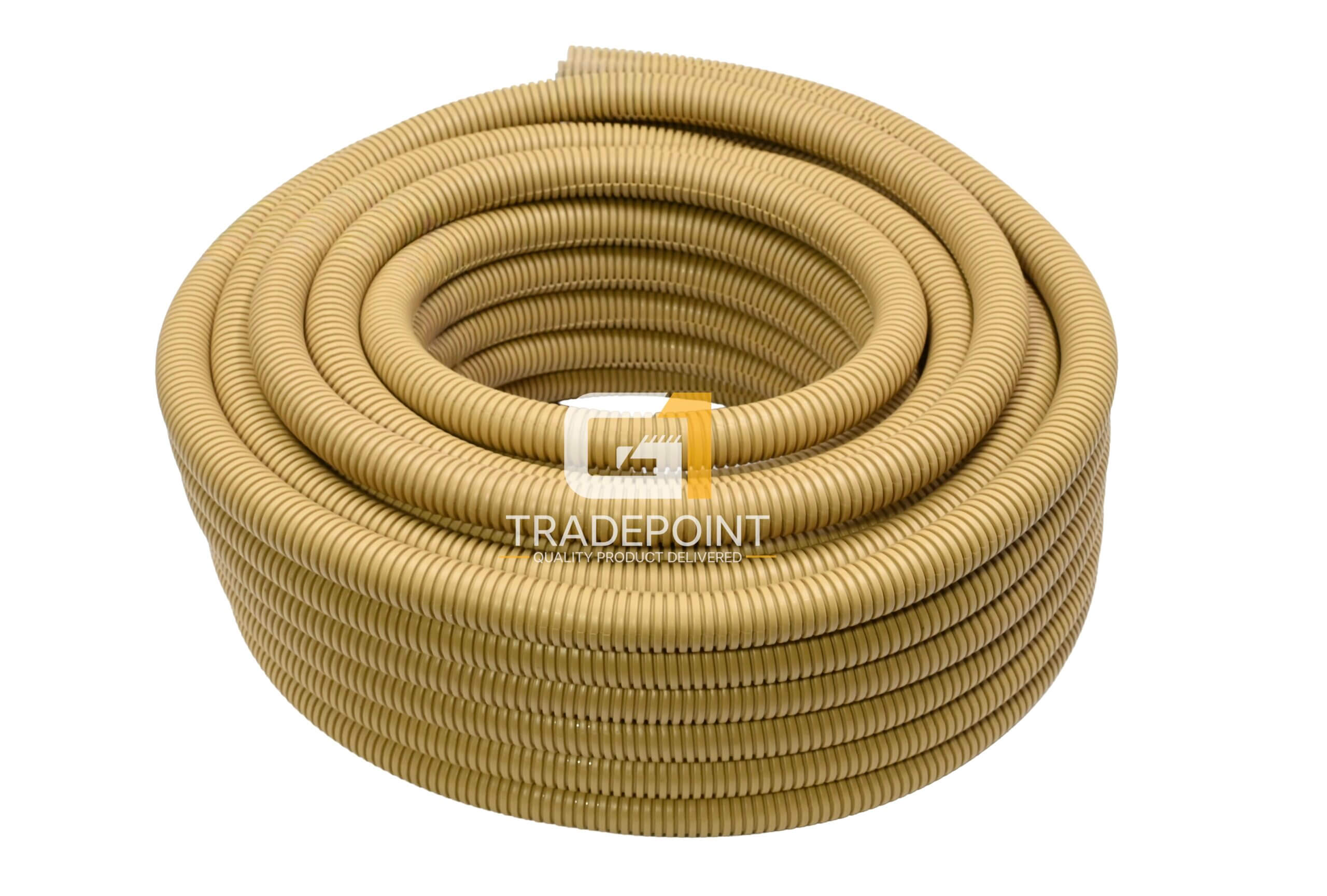 Corrugated SPLIT Type Brown PVC / meter price - Image 2